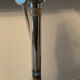 Medical or workshop floor lamp from the 1950s-60s in chrome metal.