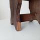 Ancient primitive milking stool