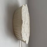 Textile Plafond /ceiling lamp, swedish modern, crochet, Flower shaped, 1940