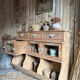 Ancien Meuble Grainetier D’épicerie – Tiroirs, Vitrines & Plaques Émai