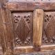 Teak patio door