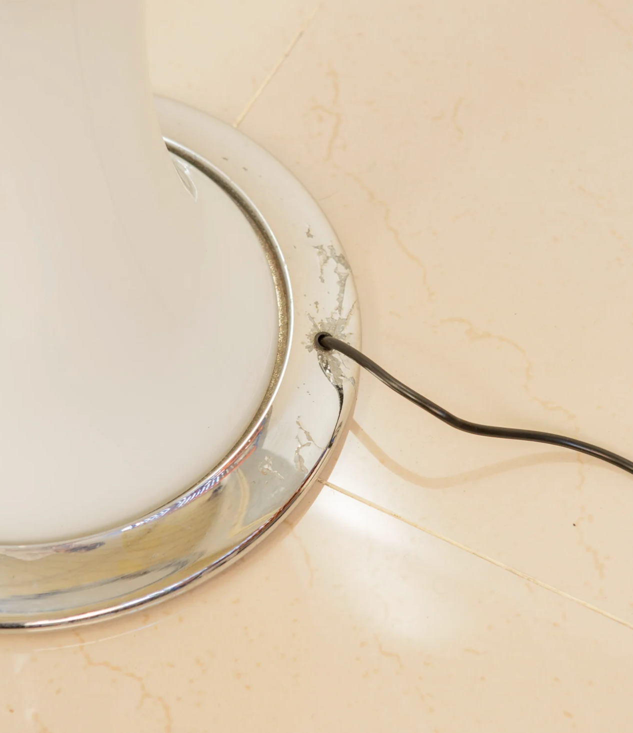 Pair of floor lamps "Bamboo" by Enrico Tronconi for Vistosi 70's