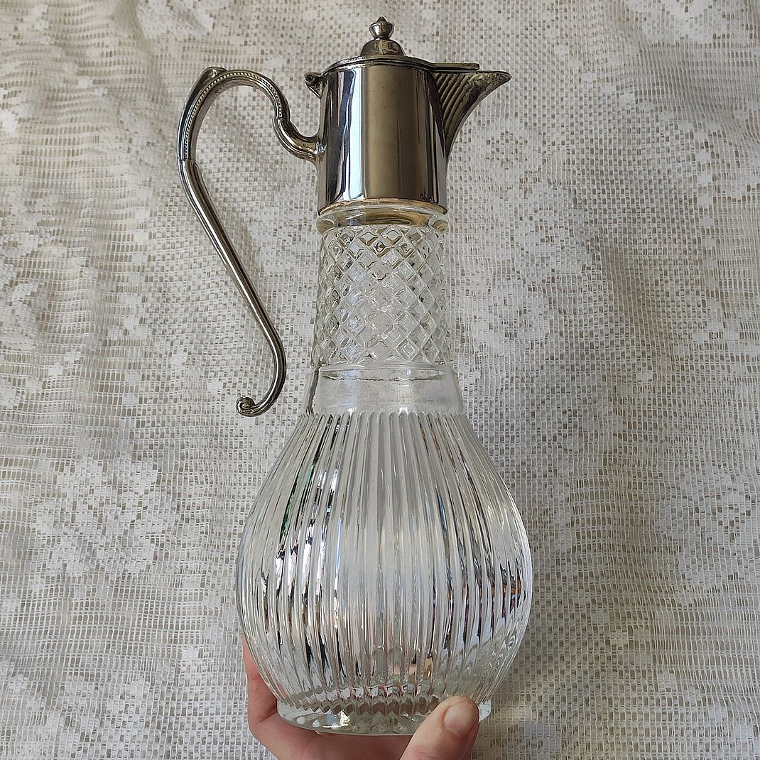 Glass ewer