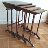 Wooden nesting tables