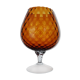 Coupe en verre ambrée