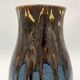 Old enamelled sandstone vase, by Joseph Talbot, Sandstone of La Borneé - 1930s
