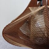 Scandinavian vintage wire pendant light