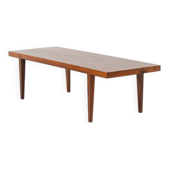 Large Rosewood coffee table by Severin Hansen for Haslev Møbelfabrik