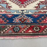 Turkish tribal rug natural dyes 200x120 cm vintage Turkish carpet 2521