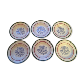 Lot 6 assiettes creuses ancienne