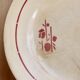 Assiette plate vintage terre de fer Saint-Amand modèle 211