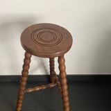 Vintage tripod high stool