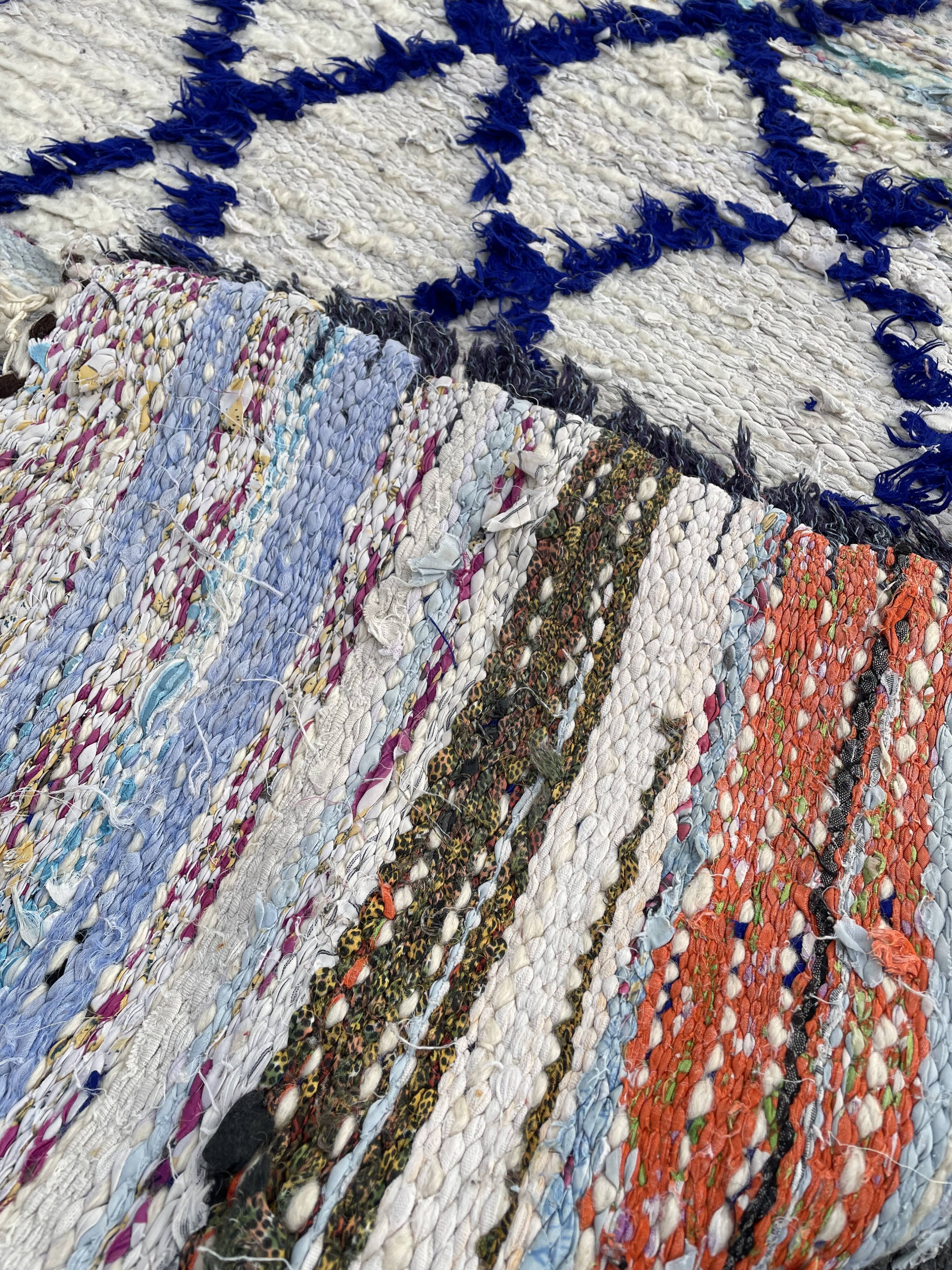 Berber carpet Beni Ouarain vintage 110x190