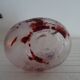 Acid-etched glass paste gourd vase signed bendor