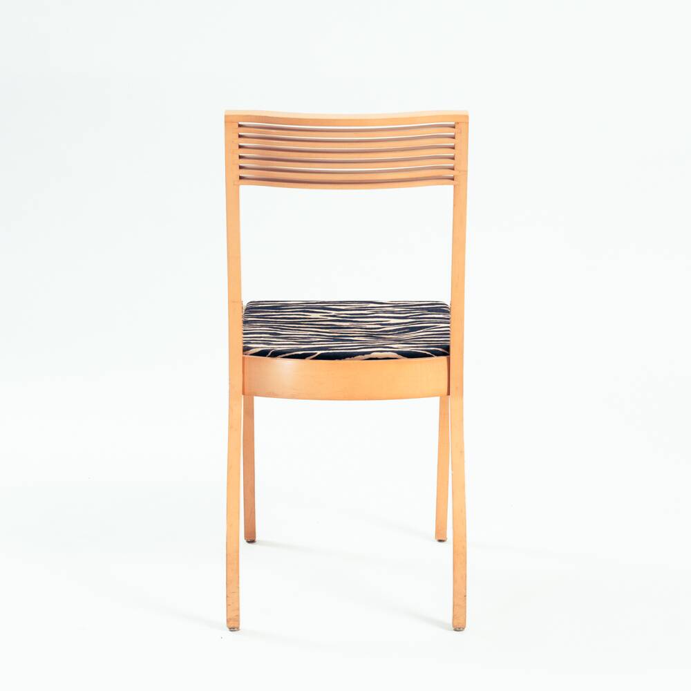 Chaises sculpturales en hêtre de design hollandais par Castelijn, années 1980