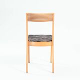 Chaises sculpturales en hêtre de design hollandais par Castelijn, années 1980