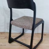 Chaise Baumann traîneau 1960