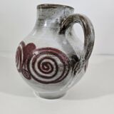 pitcher by Jacques Pouchain in enamelled ceramic by the Dieulefit workshop