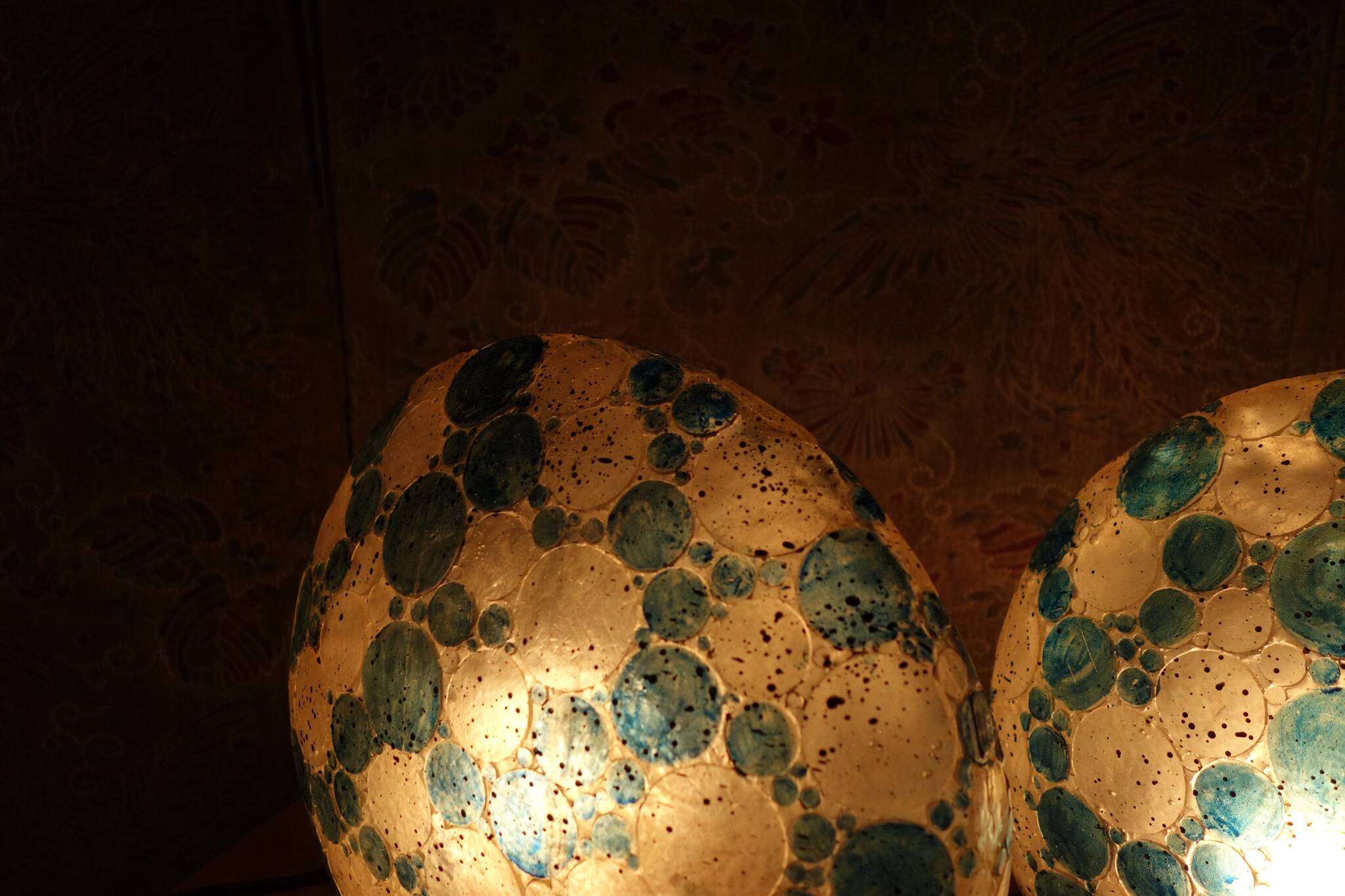 Paire de lampes de chevet contemporaines