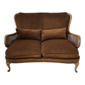 Canapé vintage 1950 - velours