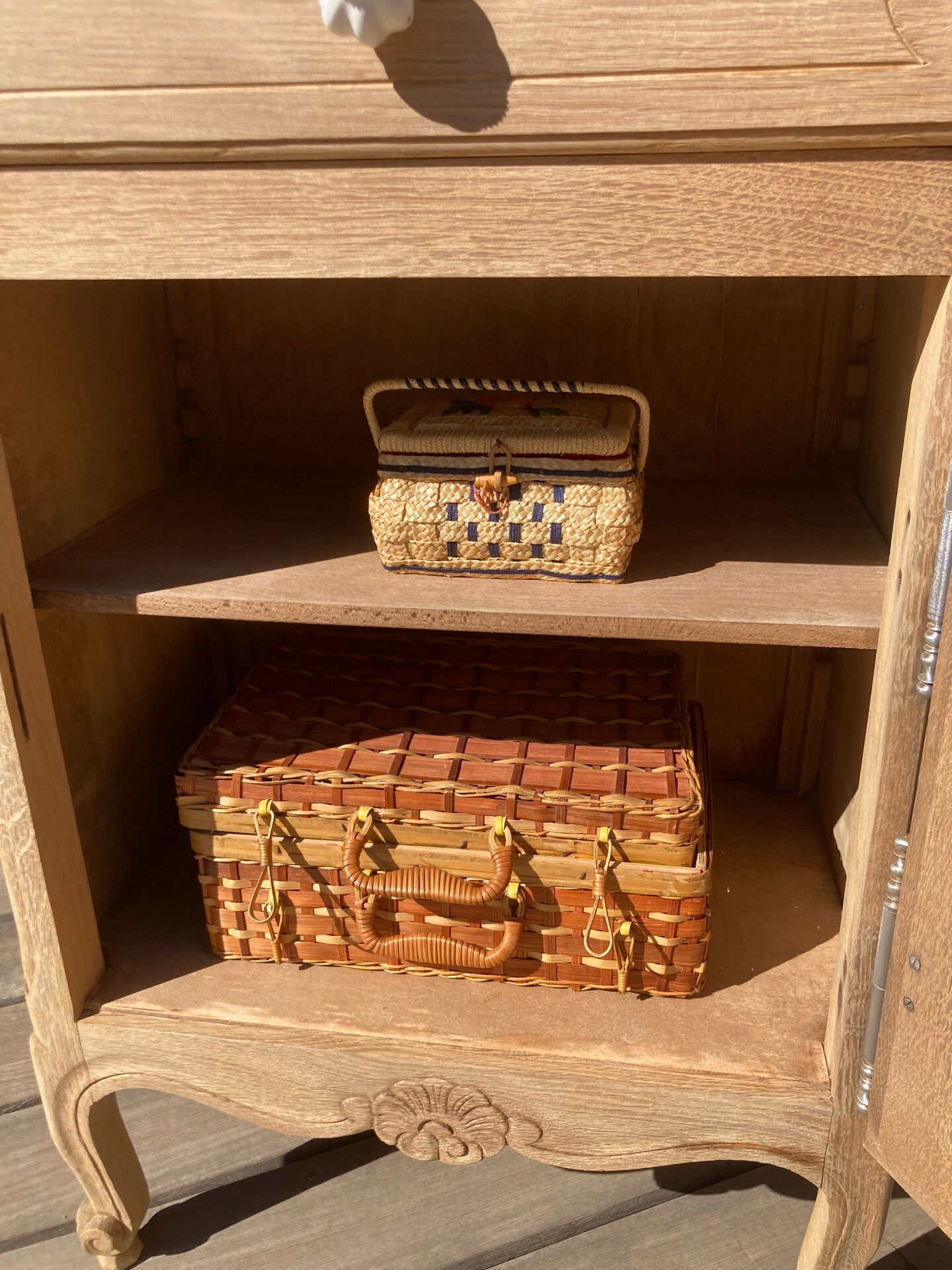 Superb rustic oak jam cupboard of top quality!!