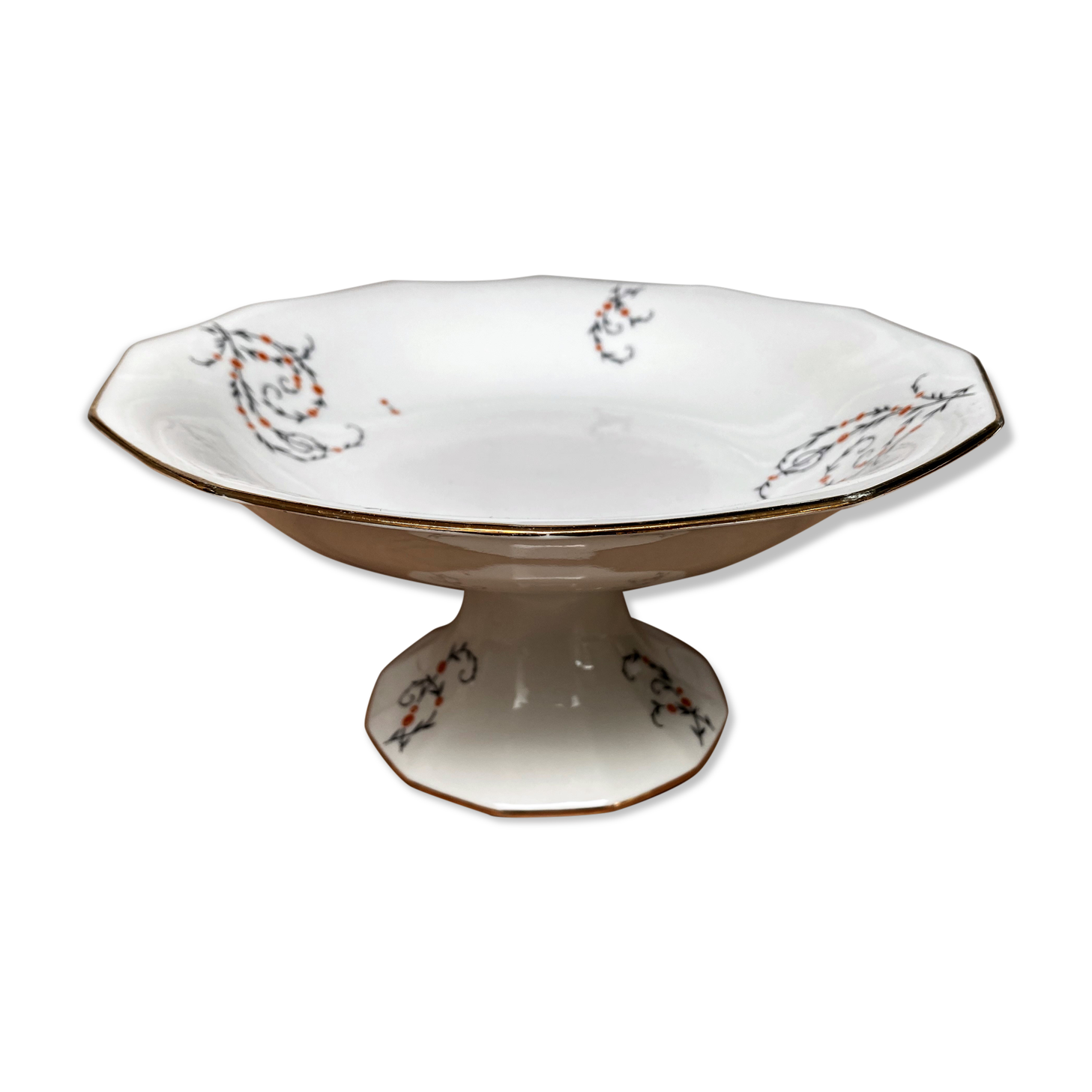 Limoges porcelain compotier