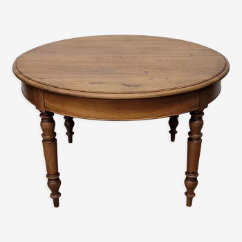 Wooden round table