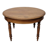 Wooden round table
