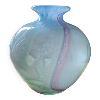 Vase en verre vintage