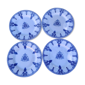 4 plates Lunéville model Petersburg