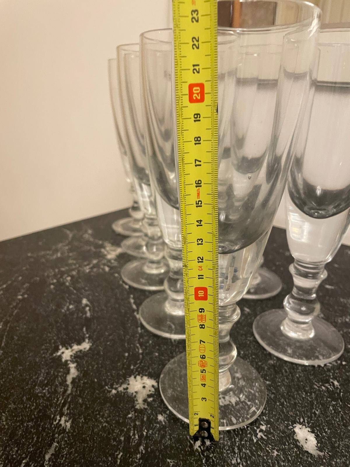 Large Antique Glasses, Set of 9