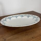Plat oval 32 cm en faïence de Maastricht modèle Clara