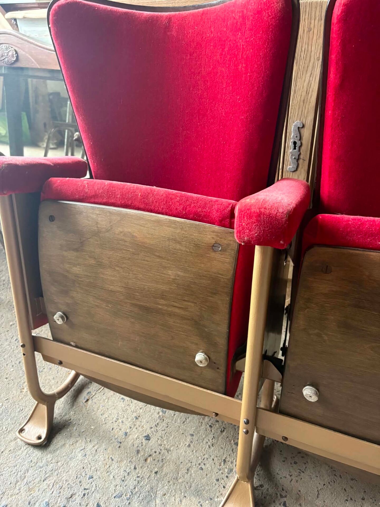Old Cinema / Theatre Armchairs