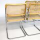 Serie de quatre chaise B 32 de Marcel Breuer