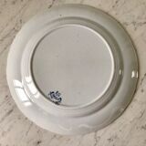 Round dish in Iron Earth K&G Lunéville model "Angèle" late 19th century