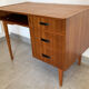 Bureau vintage scandinave en teck, année 60