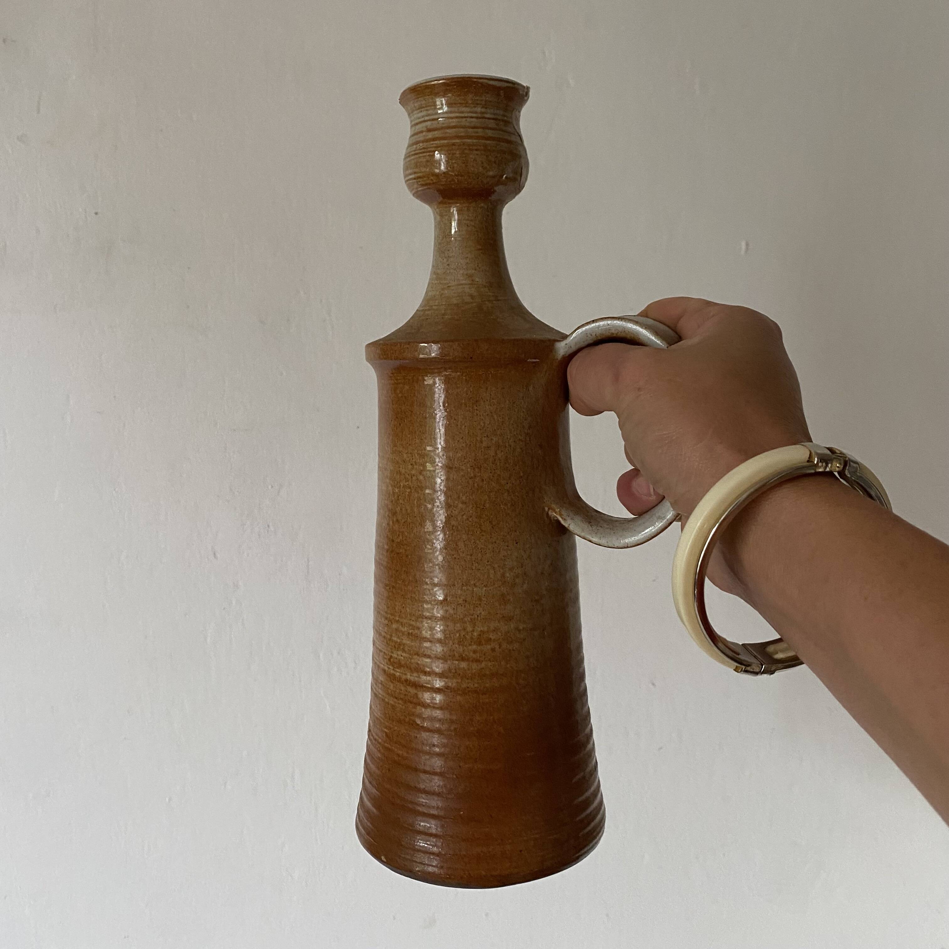 Stoneware bottle, vintage vase
