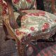 Louis XV style convertible armchairs