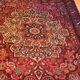 Hand-knotted Bakhtiari Persian carpet from Iran.