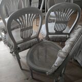 Lot de six chaises style louis XVI