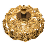 Small and Superb Pendant, Chrome and Crystal Glass by Kinkeldey, Germany, 1970