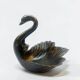 Bronze swan trinket dish bohemian chic trinket dish