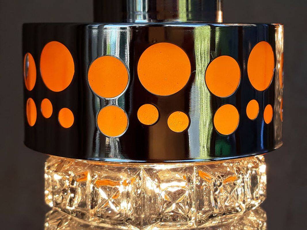 Waterfall pendant lamp by Raak Amsterdam, 1970s