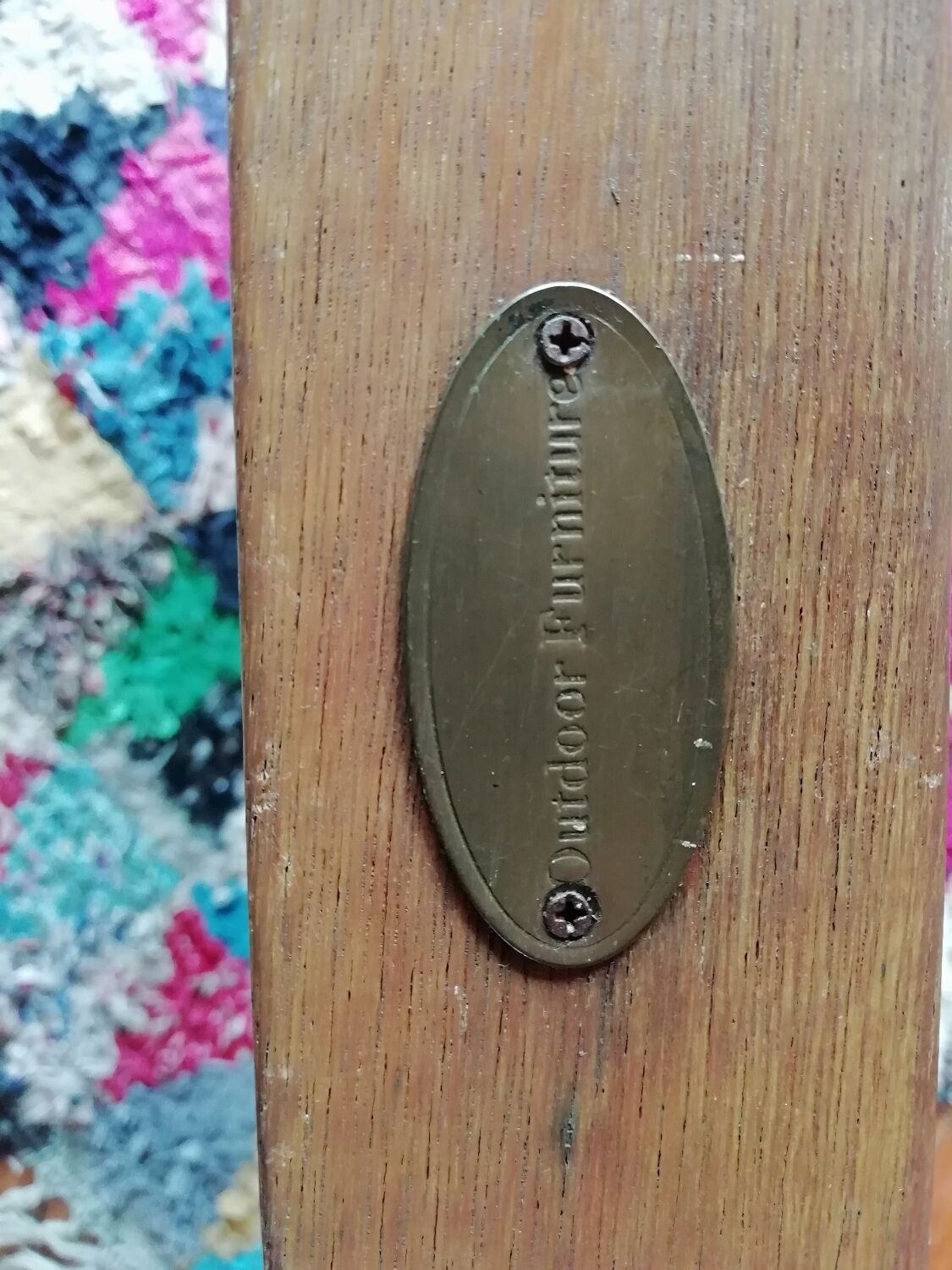 Wooden dessert table