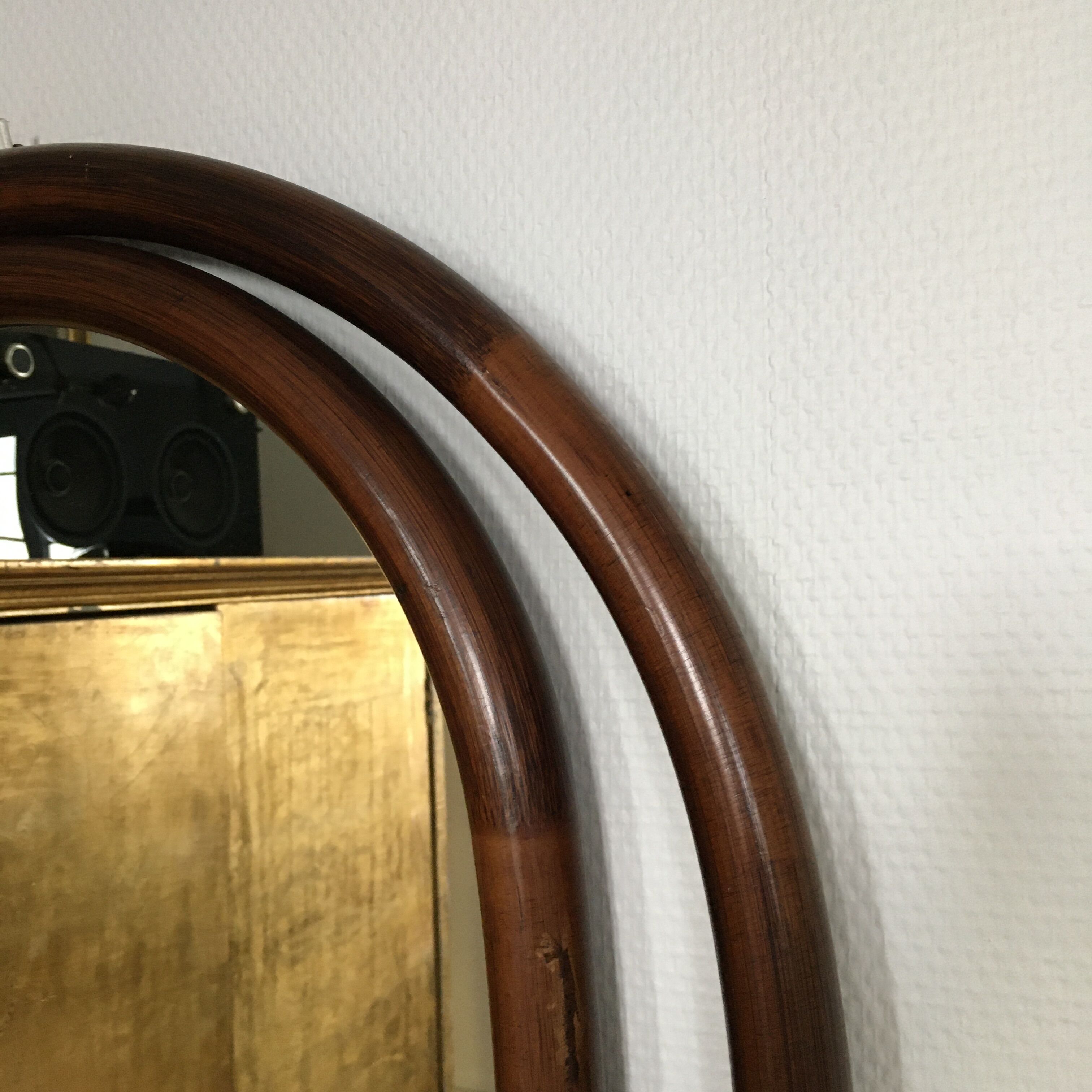 Rattan mirror  62x76cm