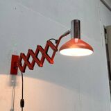 Mid-Century German Space Scissor Wall Lamp by Hustadt Leuchten, 1960s, set of 2