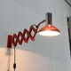 Mid-Century German Space Scissor Wall Lamp by Hustadt Leuchten, 1960s, set of 2