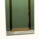 Large German beveled mirror with bronze-tinted border by Schöninger, 1980s