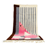 Handmade artisanal Berber rug 2.5x1.5 m