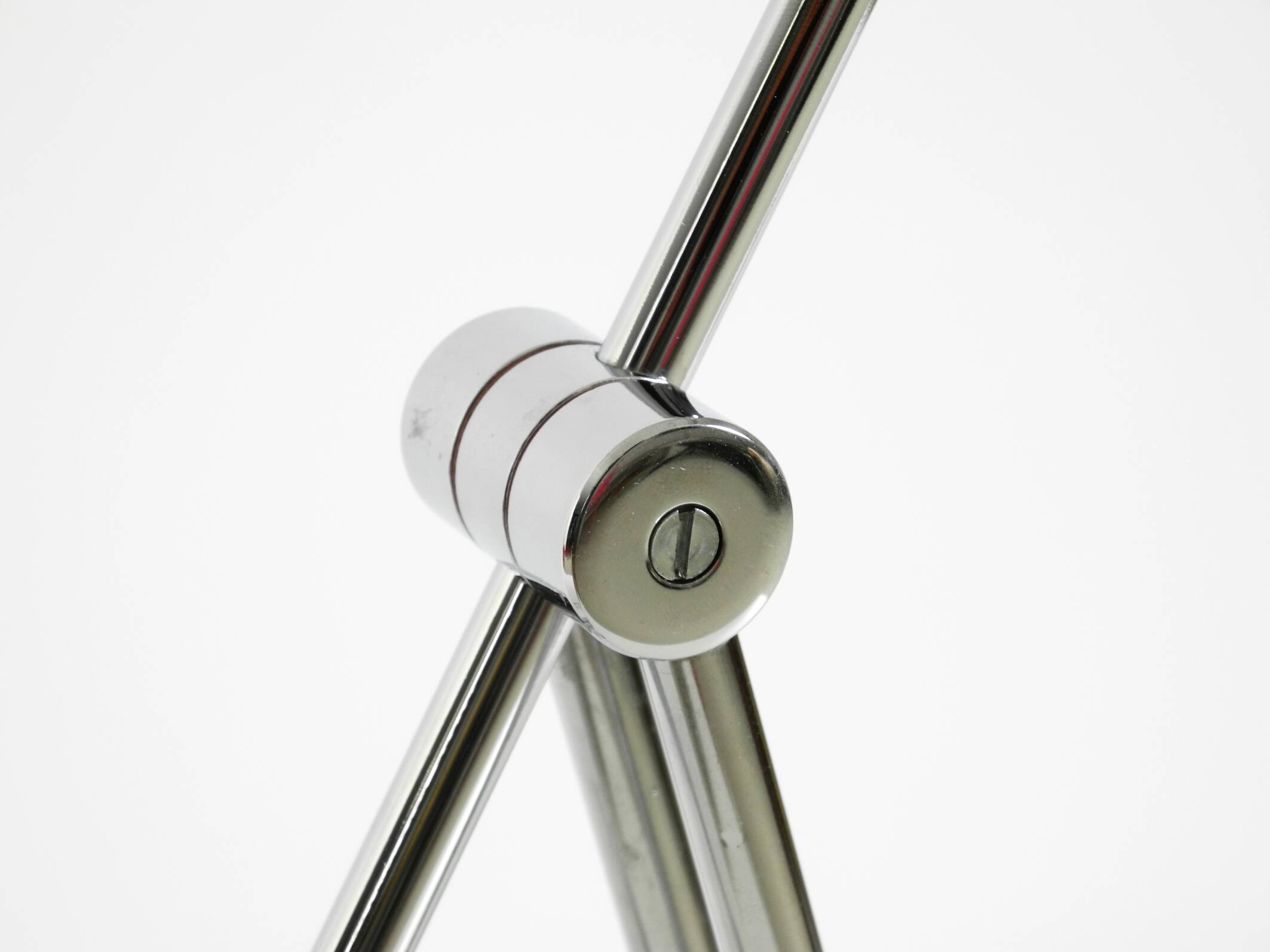1980s chrome-plated metal table lamp by Abo Randers for IKEA